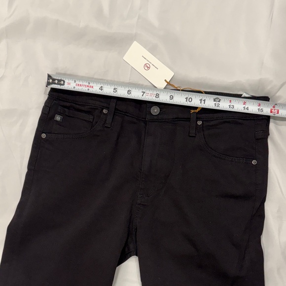 NWT AG Adriano Goldschmied The Farrah Skinny Jeans—Black 31R - Picture 11 of 14